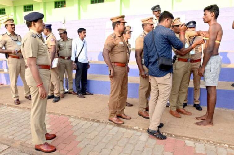 Physical Fitness Test for Level 2 Male and Female Constable Jobs in Trichy TNN திருச்சியில் 2-ம் நிலை ஆண், பெண் காவலர் பணிக்கான உடல் தகுதி தேர்வு