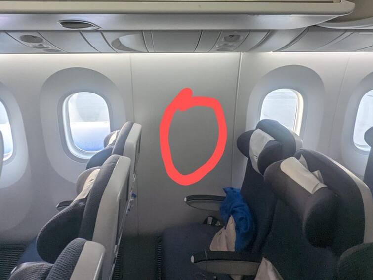 Viral Photo No window for a right side seat Passenger question British Airways Viral Airways Photo: நான் கேட்டது ஜன்னல் சீட்... ஆனால் கிடைத்தது என்ன தெரியுமா?.. பயணி பகிர்ந்த புகைப்படம் வைரல்...