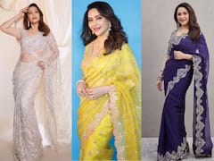 Madhuri Dixit : माधुरी दीक्षितचा पारंपरिक लूक; स्टाईल स्टेटमेंट फॉलो करण्यासाठी 'हा' लूक आहे बेस्ट