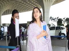 Photo : पँट कुर्ती लूकमध्ये सारा अली खान स्पॉट