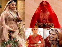 Actress Bridal Lehenga: शादी के बजट जितना तो सिर्फ इन हीरोइन्स का लहंगा था, चुकाई मोटी कीमत