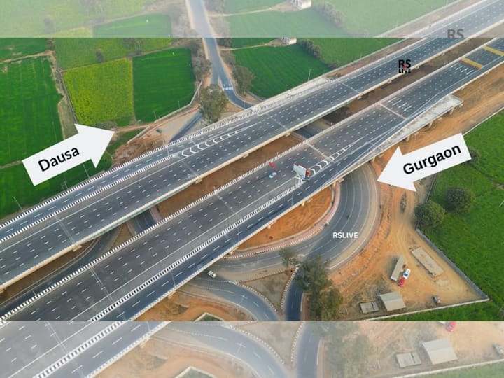 Passing through Delhi, Haryana, Rajasthan, Madhya Pradesh and Gujarat before entering Maharashtra for Mumbai, the eight-lane expressway is expandable to 12 lanes. Image Source: Twitter/@nitin_gadkari