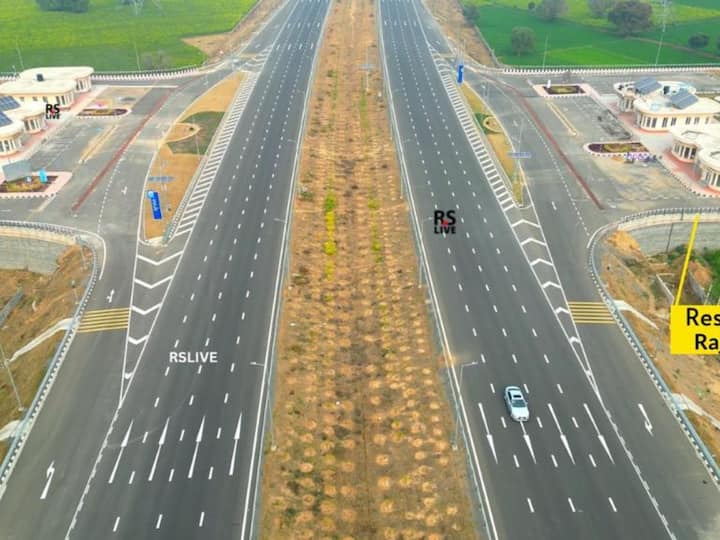 Union Minister Nitin Gadkari shared images of the Sohna-Dausa stretch of Delhi-Mumbai Expressway that will be inaugurated by Prime Minister Narendra Modi on February 12.