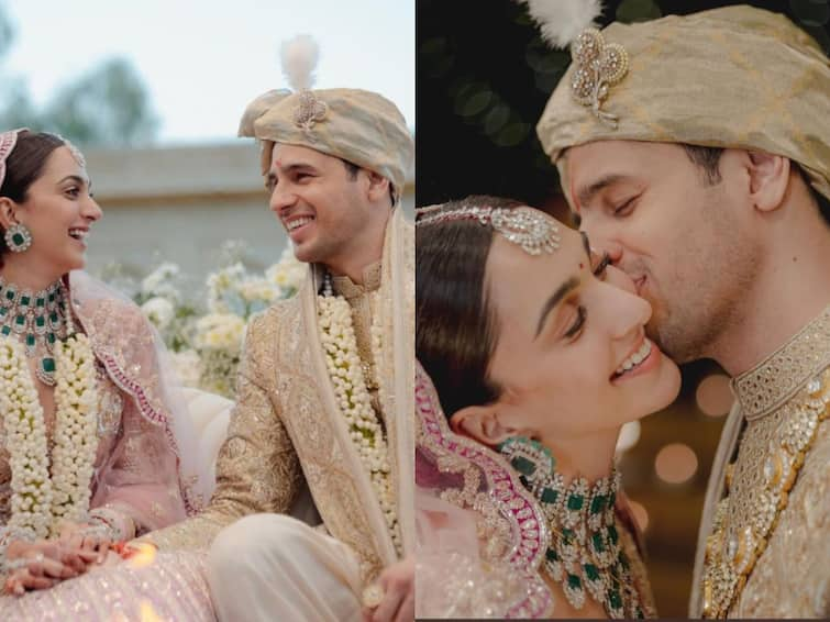 Sidharth Malhotra Kiara Advani Wedding First Picture Out from Suryagarh Jaisalmer 'Ab Humari Permanent Booking Hogayi Hai': Kiara Advani, Sidharth Malhotra Share FIRST Wedding Pics