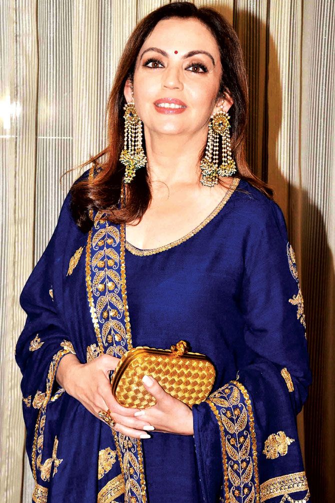 Nita Ambani's Hermès handbag with 240 studded diamonds costs approx 2.6  crores