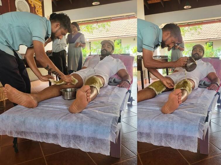 ARUN VIJAY SHARES PICTURES OF GETTING AYURVEDIC TREATMENT FOR HIS INJURY Arun Vijay: என்னது? அருண் விஜய்க்கு காயமா? 4 நாட்கள் படுத்த படுக்கையில் ஆயுர்வேத சிகிச்சை! புகைப்படங்கள் உள்ளே!