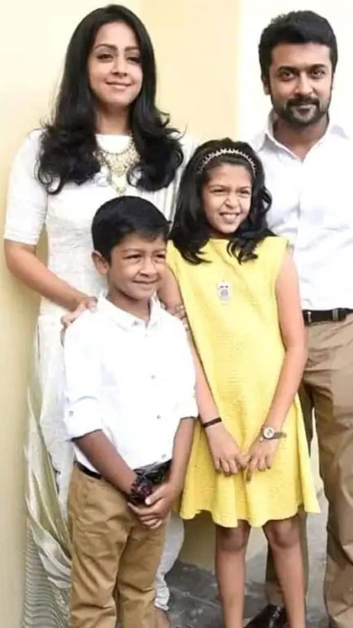 ஜோதிகா தனது குழந்தைகளுடன் இருக்கும் போட்டோக்கள் வெளியாகியுள்ளது