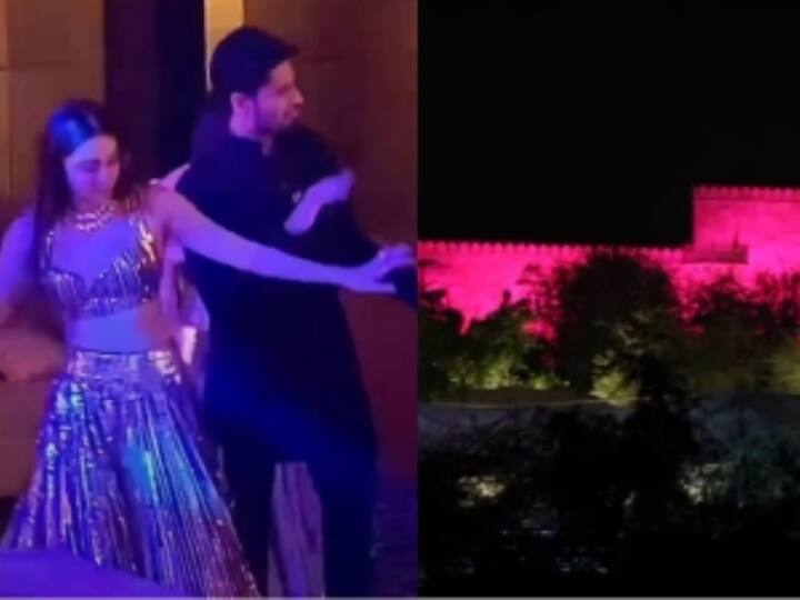 Kiara Advani, Sidharth Malhotra Dance To 'Raatan Lambiyan' Amid Alcohol Jetsprays On Sangeet Night: Report Kiara Advani, Sidharth Malhotra Dance To 'Raatan Lambiyan' Amid Alcohol Jetsprays On Sangeet Night: Report