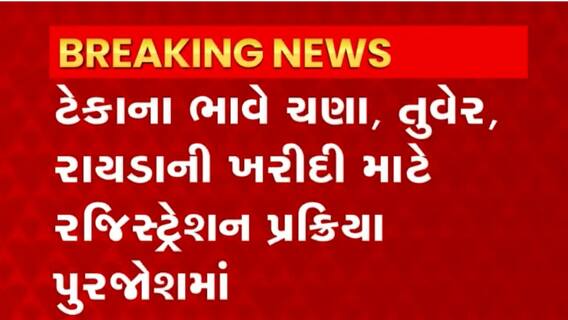 Gujarat: રાજ્યમાં ટેકાના ભાવે ખરીદી માટે રજીસ્ટ્રેશન પ્રક્રિયા શરૂ