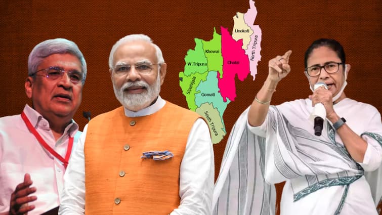Tripura Election: 'Duare party' from song-rhyme! BJP-Trinamool are desperate to win the hearts of voters ahead of the Tripura elections Tripura Election: গান-ছড়া থেকে 'দুয়ারে দল'! ত্রিপুরার নির্বাচনের আগে ভোটারদের মন পেতে মরিয়া বিজেপি-তৃণমূল