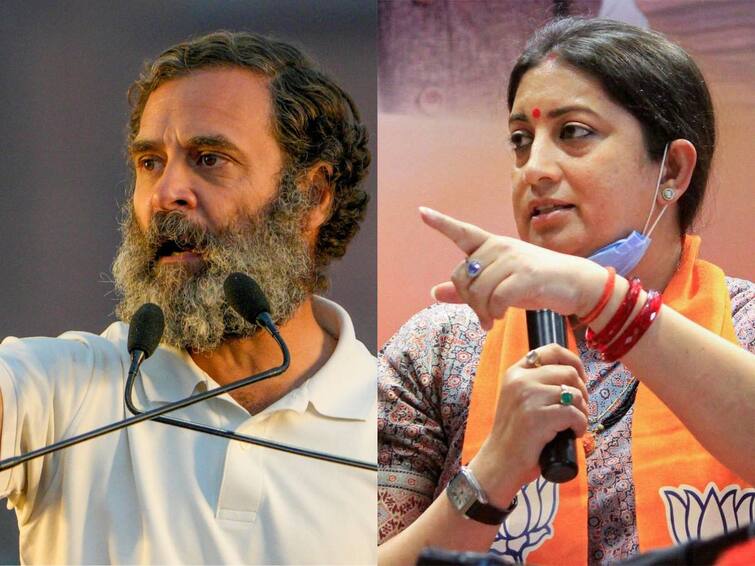 Congress Leader Rahul Gandhi and BJP Leader Smriti Irani fight in loksabha speech gautam adani PM Modi 2014 ची 'जादू' VS 'अमेठी मॅजिक'... राहुल गांधींच्या आरोपांना स्मृती इराणींचे प्रत्युत्तर, गांधी कुटुंबीयांवर अनेक गंभीर आरोप