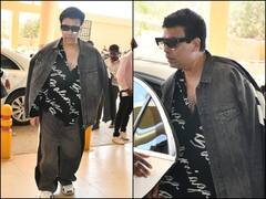 Karan Johar At Jaisalmer Airport: कियारा-सिद्धार्थ की शादी के बाद मुंबई के लिए निकले करण जौहर, गले पर बैंडेज लगा देख फैंस हुए हैरान
