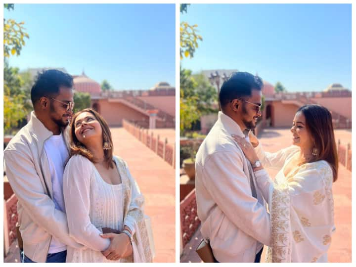 Devoleena With Husband Romantic Photos: टीवी की दुनिया में 'गोपी बहू' के नाम से फेमस देवोलीना भट्टाचार्जी ने सोशल मीडिया पर पति के साथ कुछ फोटोज शेयर की हैं, जिन्हें लेकर लोग उन्हें ट्रोल कर रहे हैं.