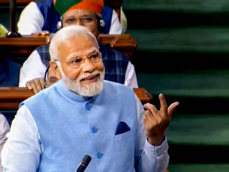 PM Modi Speech Highlights in Lok Sabha Rajya Sabha Budget 2023 Congress Rahul Gandhi Hindenburg 'Entire Ecosystem Was Jubiliant': PM Modi's Swipe At Rahul Gandhi Over Lok Sabha Speech