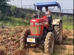 WATCH: MS Dhoni's First Instagram Post In 2 Years Features Him Driving Tractor To Plough Land, Video Goes Viral