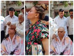 Rakhi Sawant Mother: राखी सावंत की मां के श्राद्ध की फोटोज आईं सामने, भाई ने मुंडवाए बाल तो राखी रोक नहीं पाईं आंसू; भावुक कर देंगी तस्वीरें