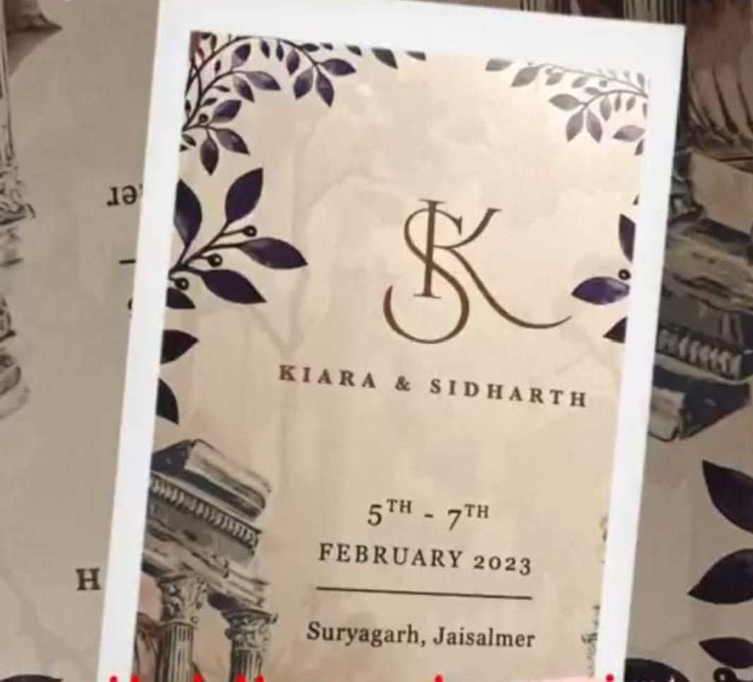 Sidharth-Kiara's Wedding Invitation Card Surfaces Online, Kiara's Kaleeras Symbolise The Couple's Love Story