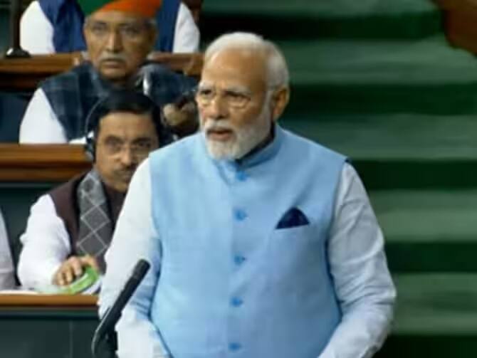 PM Modi : Pm Modi In Lok Sabha Tells A Story Of Tiger Targets Congress PM Modi : ભરી લોકસભામાં જંગલનો કિસ્સો સંભળાવી PM મોદીએ કોંગ્રેસનો ઉધડો લીધો