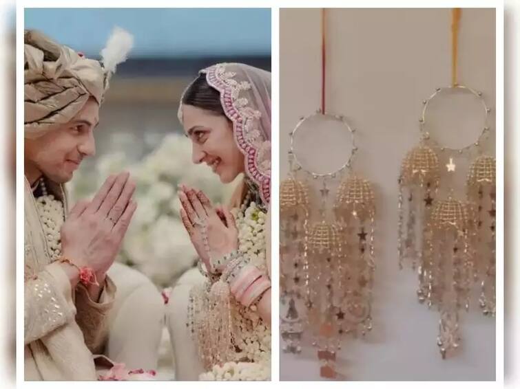 Kiara Advani, Sidharth Malhotra wedding: Bride dons massive oval engagement ring with simple gold mangalsutra Sidharth Kiara Wedding: લગ્નની વીંટીથી માંડીને મંગળસૂત્ર સુધી, સિદ્ધાર્થ-કિયારાના લગ્ન સંબંધિત દરેક અપડેટ જાણો એક ક્લિકમાં