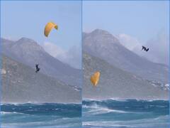 काइट बोर्डिंग कर रहे शख्स ने दिखाया कमाल का करतब, वीडियो देख उड़ जाएंगे होश