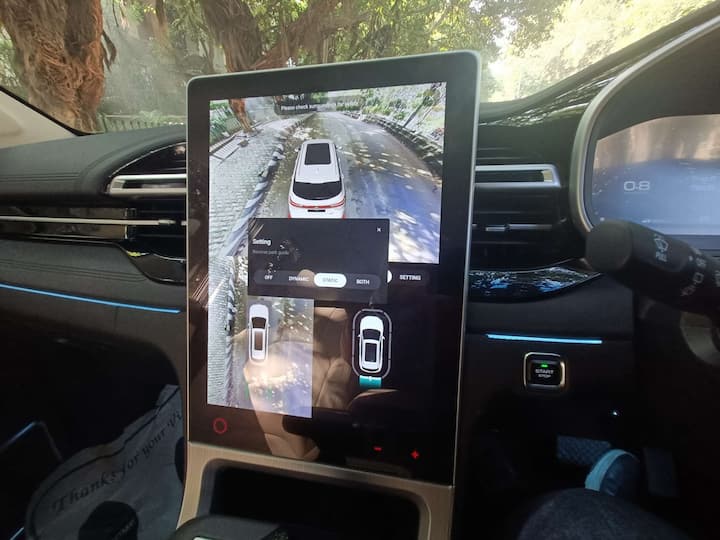 3. Yes, the large 14-inch HD portrait touchscreen is the big highlight of the cabin. The infotainment system is overhauled and is much better to use while the massive touchscreen does feel different from other cars while again adding to the 'wow' factor. The touch interface itself is less laggy now and is crisper to use while the quality is better as well along with a neat layout in terms of not overcomplicating matters. That said, a majority of the functions including climate control are bundled up in the touchscreen and take time to get used to.