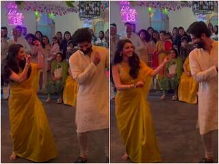 Video: गोद भराई की रस्म में पत्नी संग पति ने लगाए जोरदार ठुमके, लोग बोले- वाह क्या जोड़ी है..!