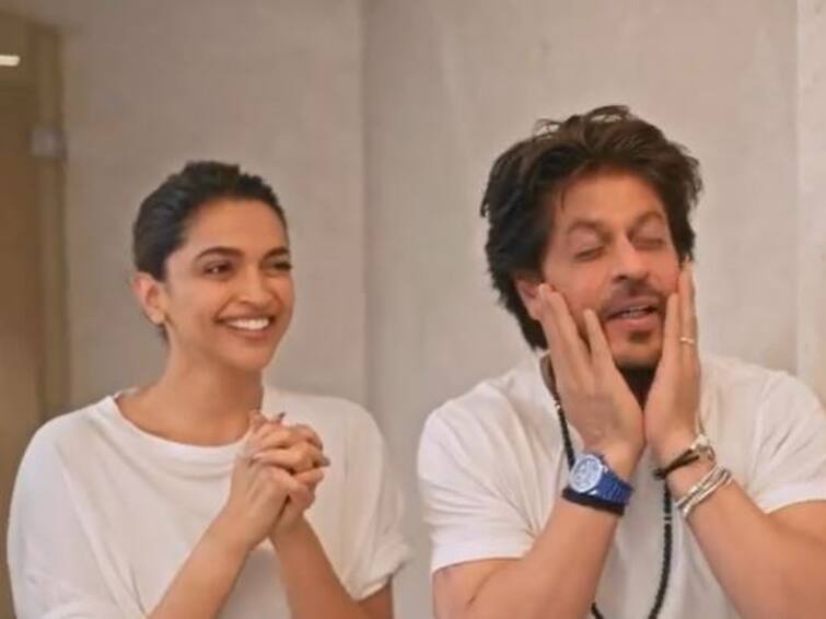 Shah Rukh Khan Practises Skincare Routine With Deepika Padukone; Check Out Shah Rukh Khan Practises Skincare Routine With Deepika Padukone; Check Out