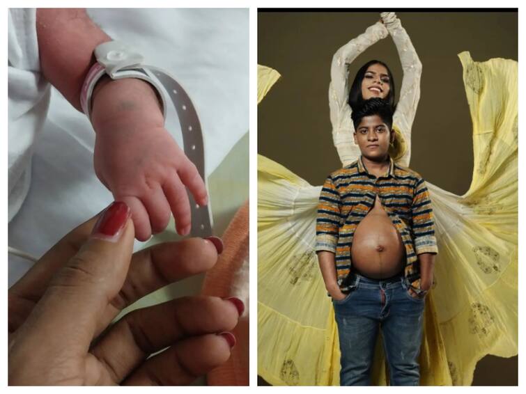 Kerala trans couple who went viral for their maternity photoshoot blessed with a baby Kerala Trans Couple : நாட்டிலேயே முதல் முறையாக கேரள திருநர் தம்பதிக்கு குழந்தை பிறந்தது...இணையத்தில் குவியும் வாழ்த்து...