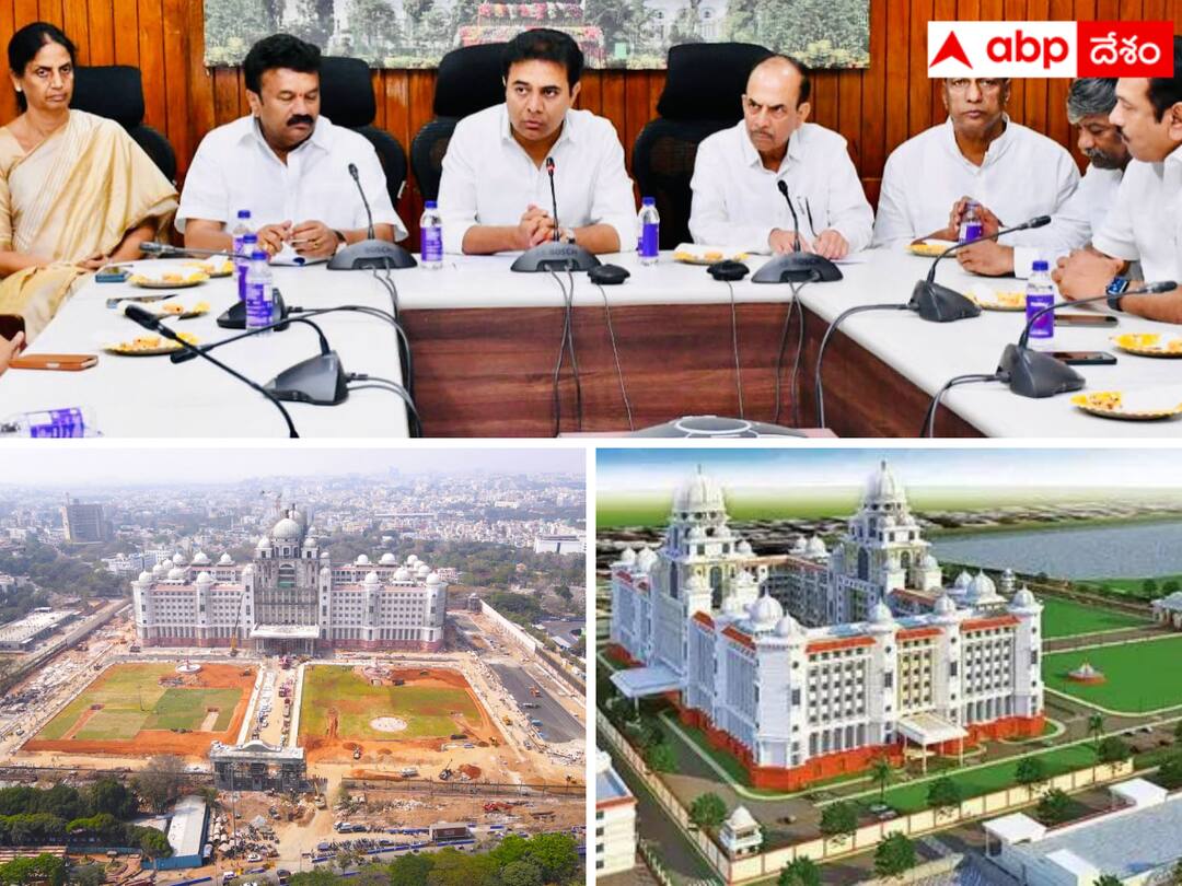 It has been decided to organize the inauguration ceremony of Telangana new secretariat in each constituency. KTR : తెలంగాణ వ్యాప్తంగా కొత్త సచివాలయ ప్రారంభోత్సవ వేడుకలు - నేతలకు కేటీఆర్ దిశానిర్దేశం !