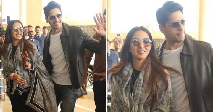 हाल ही में नई नई शादी करके आए सिद्धार्थ मल्होत्रा और कियारा आडवाणी को भी एयरपोर्ट पर स्पॉट किया गया. जहां पर देखा गया कि एक्ट्रेस बिल्कुल कैजुअल लुक में नजर आ रही हैं. साथ ही उनकी मांग में सिंदूर भी देखा जा सकता है. (Photo- Instagram)