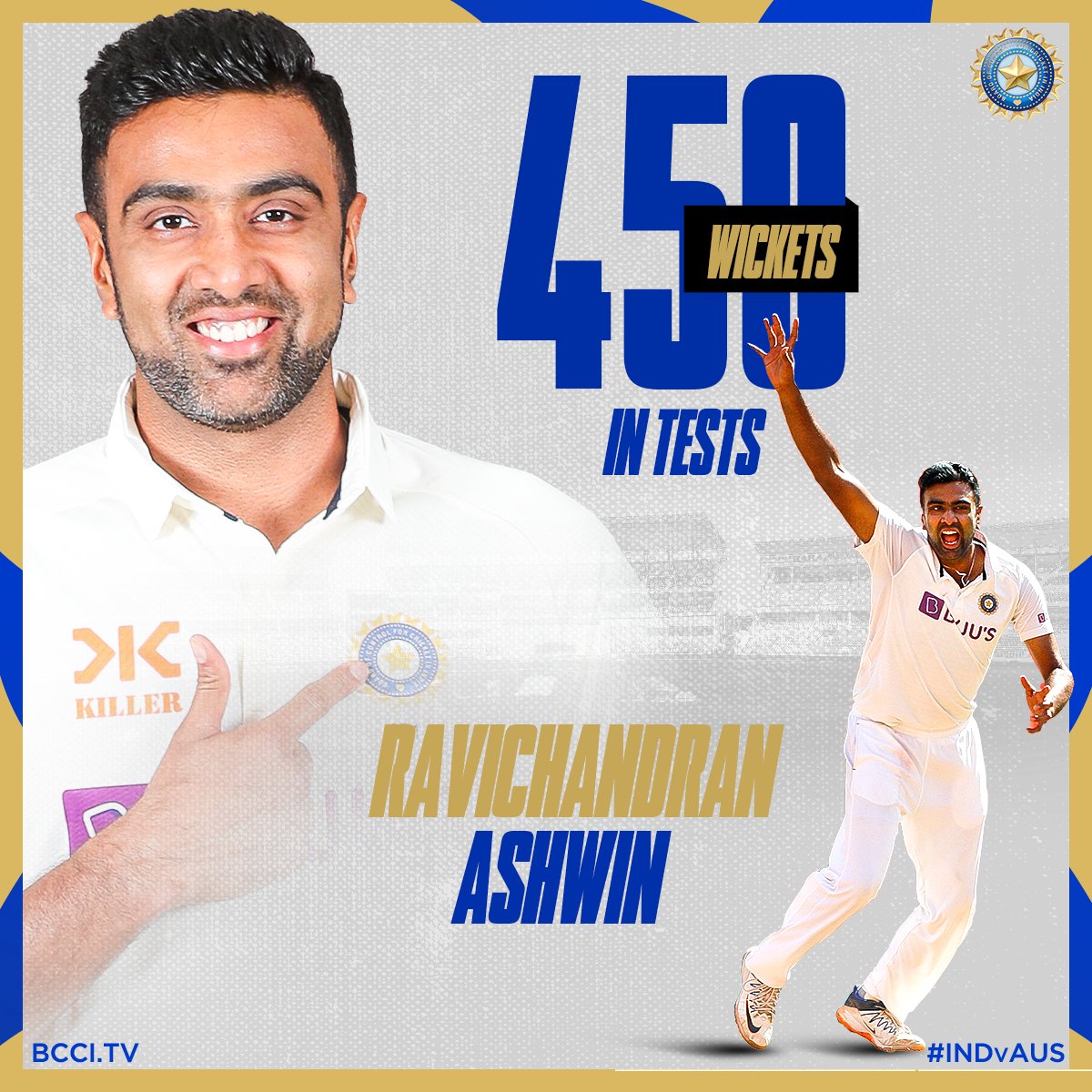 Ashwin Test Record: அதிவேக 450.. கும்ப்ளேவை பின்னுக்குத் தள்ளிய அஷ்வின்.. சாதனை மேல் சாதனை..