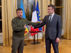 अमेरिका-ब्रिटेन के बाद फ्रांस पहुंचे यूक्रेन के राष्ट्रपति, जर्मन चांसलर से मिले, बोले- जल्द हथियार दें
