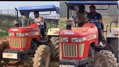 ব্যাট বল ছেড়ে হাতে ট্র্যাক্টরের স্টিয়ারিং, মুহূর্তে ভাইরাল ধোনির নতুন পোস্ট