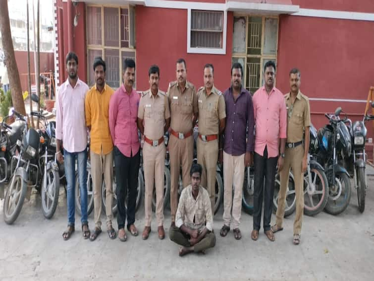 Tiruvannamalai news: youth was arrested for flagging two-wheelers in Tiruvannamalai TNN திருவண்ணாமலையில் தொடர் பைக் திருட்டில் ஈடுபட்ட வாலிபர் கைது