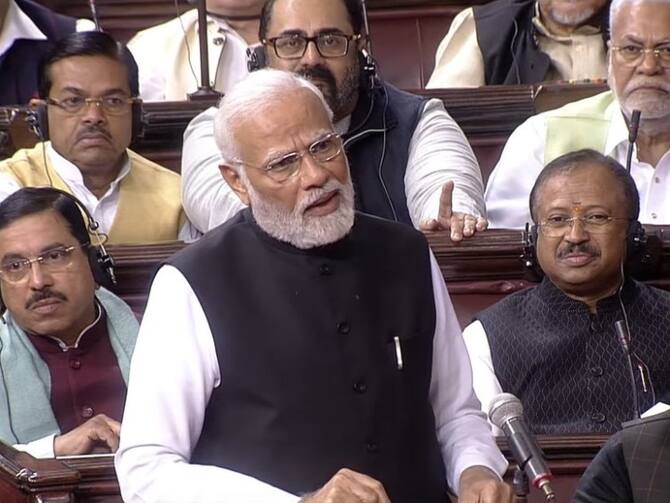 PM Modi Speech Today Highlights In Rajya Sabha Budget Abhibhashan Congress Rahul Gandhi Hindenburg | PM Modi Speech Highlights: 'कांग्रेस के परिवार ने गड्ढे ही गड्ढे कर दिए थे...', राज्यसभा में पीएम