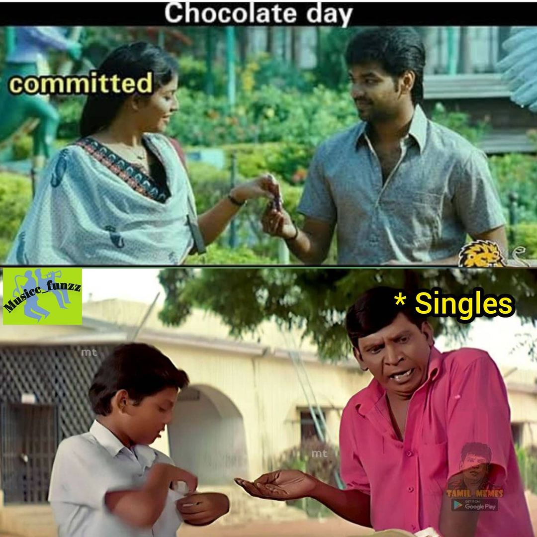 Chocolate Day: சாக்லேட் டே.. கடுப்பில் சிங்கில்ஸ்.. போட்டுத்தாக்கும் மீம்ஸ்.. இணையத்தில் வைரல் பதிவுகள்..