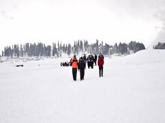 Jammu Kashmir: ஜம்மு காஷ்மீரில் பனிப்பொழிவு... பனிச்சரிவு எச்சரிக்கை விடுத்துள்ள பேரிடர் மேலாண்மை ஆணையம்...