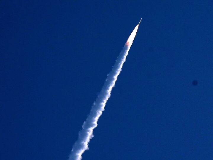 The SSLV-D2 carries a total weight of 175.2 kg, 156.3 kg EOS-07, 10.2 kg, Janus-1 and 8.7 kg AzaadiSAT-2 as its luggage. (Source: PTI)