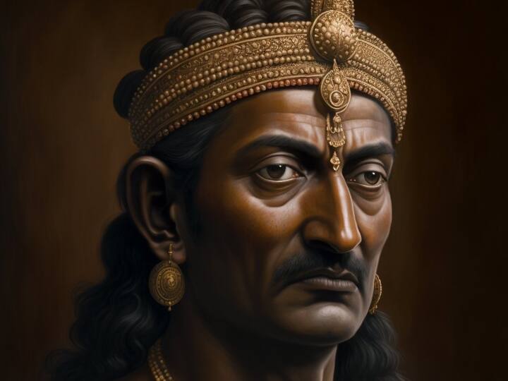 आर्टिफिशिएल इंटेलीजेंस की मदद से तस्वीरें बनाना आजकल खूब चलन में है. ऐसे में आर्टिस्ट माधव कोहली को ख्याल आया कि क्यों न भारतीय इतिहास के चर्चित शासकों की तस्वीर बनाई जाए. ये तस्वीर चंद्रगुप्त मौर्य की है, जिन्होंने मौर्य वंश की स्थापना की थी. (PC- Instagram/Mvdhav)