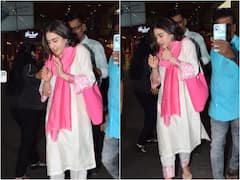 Sara Ali Khan Pulls Away As A Fan Improperly Touches Her At The Airport