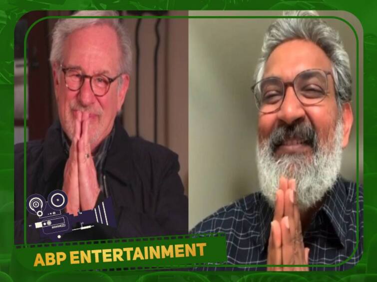 SS Rajamouli Steven Spielberg Conversation Hollywood Filmmaker Praises RRR Movie Extraordinary Outstanding SS Rajamouli-Steven Spielberg: 