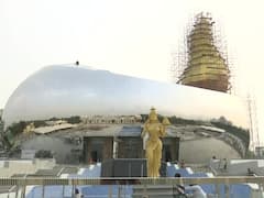 Telangana Martyrs’ Memorial To Be World’s Largest Seamless Stainless Steel Structure - See PICS