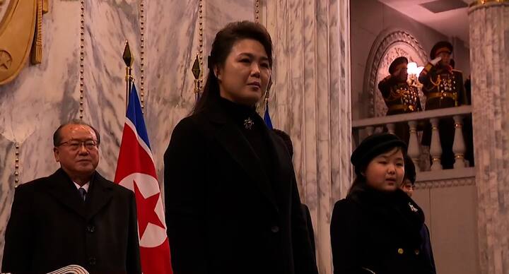 सीएनएनच्या रिपोर्टनुसार, जु-एई उत्तर कोरियाचा हुकूमशाह किम जोंग उनची संभाव्य उत्तराधिकारी असल्याचं म्हटलं जात आहे. (PC : AFP)