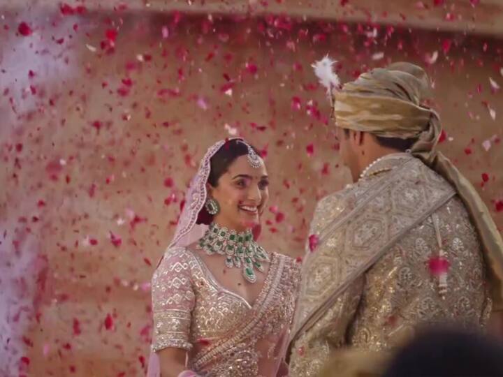 The couple shared the official photos from their wedding and penned,