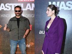 Kareena-Saif Photos : बॉस लेडी लूकमध्ये करीनाचा हटके लूक; तर सैफच्याही लूकनं वेधलं सगळ्यांचं लक्ष