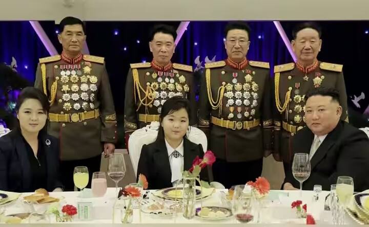 किम जोंग उन त्याच्या नऊ वर्षांच्या मुलीला उत्तराधिकारी बनवणार असल्याची चर्चा रंगली आहे. (PC : AFP)