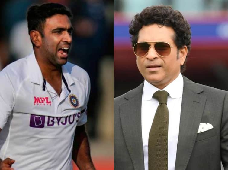 sachin wished ashwin in tamil for his new record in test cricket Sachin Wish Ashwin: டெஸ்ட் கிரிக்கெட்டில் சாதனை படைத்த அஸ்வின்..தமிழில் வாழ்த்து கூறிய சச்சின்
