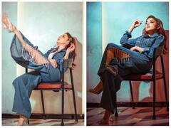 Tina Datta Photos: 'बिग बॉस फिनाले' करीब आते ही टीना दत्ता पर चढ़ा खुमार, साइड से कटी जींस का यूं कर रहीं शो ऑफ