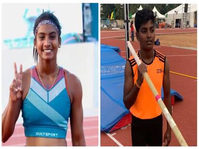 Womens Pole Vault at the Asian Indoor Athletics Championships Asian Indoor Championships: ஆசிய சாம்பியன்ஷிப்பில் கலக்கல்..! வெள்ளி, வெண்கலம் வென்று தமிழக வீராங்கனைகள் அசத்தல்..!