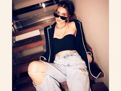 Photo : ब्लॅक कोट मधील क्रिती सॅननचा लूक